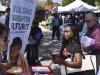 Jewel Hale a sociology student passed the morning talking to some potential employers that attended the Campus Career Day event April 27, Johnny Jones/The Telescope