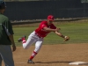 Palomar's Vince Mori commits one of his two errors in the third inning against Grossmont College. Even with the Comets committing three errors they still went on to beat the The Griffins 4-2 at Myers Field Friday 17 April and improved their record to 28-5 (19-2 in PCAC) and are ranked #1 in Southern California. Philip Farry / The Telescope