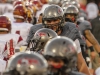 November 22, 2014 |Palomar offensive lineman #78 Mike Stevens congratulates Glendale players after the game. The Comets went on to defeat the Vaqueros 30-22 and win the Patriotic Bowl at Escondido HS, in Escondido California.| Photo Credit: Philip Farry | The Telescope