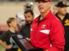 November 22, 2014 |Palomar Athletic Director Scott Cathcart holds the Patriotic bowl trophy.| Photo Credit: Philip Farry | The Telescope