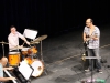 Keyboardist Joshua White (left), Drummer Charles Weller (center), and Harley Magsino bassist (right), perform original music that explore different levels of “groove-based/ back-beat oriented music” at Palomar’s Howard Brubeck Theatre on March 10, 2016. Sergio Soares/ The Telescope