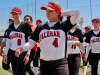 Players walk back to the dugout at the end of the fourth inning in a game against Imperial Valley on April 15, ahead with a score of 6-3. In the end the Comets won the game 15-6 in 5 innings. Photo by Michaela Sanderson/The Telescope