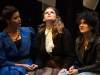 Three heroines played by Camilla Elizabet, Savannah Lyon and Katherine Heflin during dress rehearsal of Three Sisters Oct. 2, 2014 in the studio theatre. Photo: Yoshikazu Yamashita | The Telescope