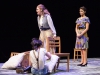 Actors Savannah Lyon, Camilla Elizabet and Katherine Heflin (seated) during dress rehearsal of Three Sisters Oct. 2, 2014 in the studio theatre. Photo: Yoshikazu Yamashita | The Telescope