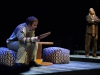 Actor Nick Stout playing the role of Aundre during the dress rehearsal of Three Sisters Oct. 2, 2014 in the studio theatre. Photo: Yoshikazu Yamashita | The Telescope