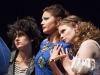 Three heroines played by Katherin Heflin, Camilla Elizabet and Savannah Lyon during dress rehearsal of Three Sisters Oct. 2, 2014 in the studio theatre. Photo: Yoshikazu Yamashita | The Telescope