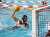 #12 Freshman Andrea Fairbanks makes shoots and scores to ensure a win vs Southwestern at Wallace Memorial Pool to take the win with a score of 16-7 on Sept. 10, 2014. Photo: Meredith James | The Telescope