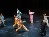Palomar College dance students perform a contemporary piece called "Moving Forward", choreographed by student Cameron Mannino (center), Nov. 22 at the Howard Brubeck Theatre during the Winter Dance 2013 show. • Lucas Spenser/Telescope