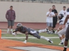 Palomar wide receiver #80 M.J. Bailey leaps for the endzone and scores a ten yard touchdown during the second quarter. Palomar defeated Citrus 35-28