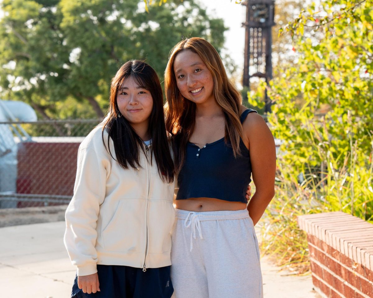 Hina Watanabe (left) and Ayano Tsuda (right) are two of only 33 Japanese students at Palomar.