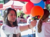 Palomar sophomore Song Nguyen ,19, takes aim at a target while playing a game during the Comet Celebration in the Student Union quad on Oct. 22, 2014. Photo: Casey Cousins | The Telescope