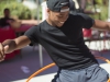 Palomar student MJ Bailey a sophomore hula hoops during the Comet Celebration in the Student Union quad on Oct. 22, 2014. Photo: Casey Cousins | The Telescope