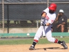 Palomar third baseman Jared Hunt hits an RBI double in the 6th inning against Allan Hancock College in game 1 of the first round of the Southern California Regional baseball playoffs on May 5 at Myer’s Field. Hunt went 4-5 with 2 runs scored in The Comet’s 10-3 win over the Bulldogs. Palomar went on to lose the series in 3 games to Allan Hancock College. • Scott Colson/The Telescope