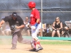 Palomar outfielder Matt Matlock reacts after being tagged out at the plate by Allan Hancock starting pitcher Jessie Clingman after trying to score on a wild pitch in game 3 of the first round of the Southern California Regional baseball playoffs on May 3 at Myers Field. The Comets went on to lose the game 8-3, and the series to the Bulldogs in 3 games. • Scott Colson/The Telescope