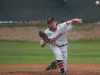 Palomar starting pitching Jake Barnett throws a pitch against San Diego City College on March 25 at Myer’s Field. Barnett threw 6 1/3rd innings, allowing only 1 run in the Comets 6-1 win over the Knights. The win improved Palomar’s conference record to 11-2. • Scott Colson/The Telescope