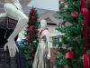 Mannequins set up for the annual Christmas display on Nov. 18, 2014 at the library. Photo: Yoshikazu Yamashita | The Telescope