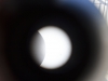 View of the solar eclipse through the telescope eye piece on Oct. 23, 2014 on the roof of the NS building. Photo: Paul Nelson | The Telescope