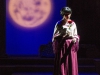 Ramona, played by Camilla Aguilar, awaits her husbands return from a stand-oof with the Bandito's encroaching their land. Dress rehearsal of th Esperanza Rising in the Studio Theatre at Palomar College Thursday April 24, 2014. Lucas Spenser/Telescope.