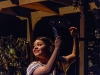 Esperanza, played by Myra Zamora, cuts the first grapes for the fall harvest, during the dress rehearsal of Esperanza Rising Thursday April 24, 2014 in the Studio Theatre at Palomar College. Lucas Spenser/Telescope.