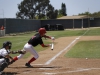 Palomar’s Dylan Breault executes a bunt to advance the runners against visiting Irvine Valley College May 10 at Myers Field. The Comets won the game 11-1 and swept the Lasers 2-0 in the Super Regional. Philip Farry / The Telescope