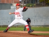 Palomar pitcher Adam Burciaga (#14) delivers a pitch in the fourth inning against the College of the Desert in Myers Field. Seth Jones/The Telescope