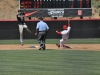 Palomar Sam Casinelli (11) slides into second base and ends up advancing to third base as well following a Mesa wild throw. Casinelli had a solid outing for the Comets, getting on base 2 out of his 3 at bats March 25 vs. San Diego Mesa. Aaron Fortin/ The Telescope