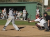 Palomar catcher Francis Christy catches a fastball thrown by Taylor Turski during the first inning. Palomar pitching was dominate in their 7-0 win against visiting Mt. San Jacinto March 6. The Comets pitchers threw a four hitter against the Eagles. Philip Farry / The Telescope