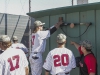 Palomar's Jordan Gardner positions the Comets good luck charm higher to bring the team some luck against visiting Riverside Community College May 1 at Myers Field. It worked, as the Comets won the first game against the Tigers 7-3. Philip Farry/The Telescope