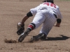 Palomar’s Anthony Balderas fields a groundball during the first inning against visiting Riverside Community College May 1 at Myers Field. Comets won the first game against the Tigers 7-3. Philip Farry / The Telescope