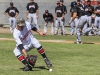 Palomar’s Graham Gomez fields a bunt during the eighth inning against visiting Riverside Community College May 1 at Myers Field. The Comets won the first game against the Tigers 7-3. Philip Farry / The Telescope