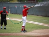 Palomar baseball coach Ben Adams make final touches to the field prior to start of game two of the Southern California Sectional against Saddleback College on May 17 at Myers Field. Stephen Davis/The Telescope