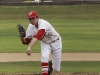 Palomar's Jake Barnett delivers the first pitch of the last regular season game to be played at Myers Field on April 25. The Comets hosted Southwestern College in a game rescheduled from April 24 due to rain. Palomar lost to The Jaguars 8-3. Stephen Davis/The Telescope