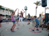 Miss Teen Escondido, Cassidy McCoy, leads participates in a practice session before the weekly Hula Hoop Contest at Cruisin Grand in Escondido, California on Friday, Aug. 28, 2015. Yvette Monteleone/The Telescope 2015.