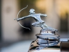 A hood ornament sits atop a 1930 Pierce Arrow Model B Salon at Escondido's Cruisin' Grand on Friday, Sept 4th. The car is owned by Catherine Woolsey. Justin Gray / The Telescope