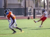 Palomar’s Reggie Wilson kicks off to start the Comets football season against Citrus College. Palomar opened their season Sept. 5 on the road in Glendora Calif. against the Owls. The Comets beat the Owls 24-14. Philip Farry / The Telescope