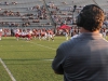 Palomar head coach Joe Early watches the defense play during the second quarter. Palomar opened their season Sept. 5 on the road in Glendora Calif. against Citrus College, the Comets beat the Owls 24-14. Philip Farry / The Telescope