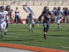 Palomar’s Daviente Sayles (6) has a clear path to the end zone and scores on an 18 yard reception to cut the score to 21-7 during the second quarter. The Hornets defeated the Comets 42-14 at Wilson Stadium in Escondido on Nov 7. The Comets dropped their record to (3-6,1-4). Philip Farry / The Telescope