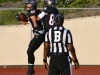 Palomar’s wide receiver, Aedan Bartolowits (89), celebrates with Kameron Calhoun (84) after Bartolowits scored the first touchdown of the game against Mesa on Sept. 19 at Wilson Stadium, Escondido High School. Kari Clarke/The Telescope