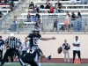 Palomar student Reggie Wilson (19), kicks the ball after Wayne Ganan (3) scored one of his two touchdowns of the night against Mesa on Sept. 19 at Wilson Stadium, Escondido High School. Kari Clarke/The Telescope.