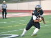 Palomar’s offensive fullback Micah Suh (40) receives the punted ball and starts running across the field at the game against Mira Mesa Sept. 19, 2015 at Wilson Stadium. Kari Clarke/The Telescope.