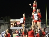 The Comets Cheerleaders firing up the crowed and showing moral support from the 12 man. Jennifer Gutierrez/ The Telescope