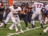 Palomar’s Daviante Sayles (6) takes a handoff and runs for an 11 yard gain during the first quarter against host Orange Coast College. Sayles finished the game with 152 all-purpose yards (64 receiving, 88 rushing)The Comets Played the Pirates at LeBard Stadium in Costa Mesa Oct 17 and lost 34-24, the lose drops the Comets record to 3-4 (1-2). Philip Farry / The Telescope