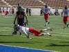 Palomarâs Austin Early (9) runs for 24 yards and dives for the end zone but fell one yard short during the first quarter. The Comets defeated the Dons 37-27 at Santa Ana Stadium in Santa Ana on Nov 14. The win improved the Comets record to 4-6 (2-4 in the Southern Conference). Philip Farry / The Telescope