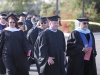 Palomar College President Robert Deegan leads procession of administration personnel and professors on to the field for the 2015 Commencement Ceremony on May 16 at the San Marcos campus. Stephen Davis/The Telescope