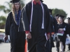 Palomar ASG President Mario Gaspar leads the graduates at the 2015 Commencement Ceremony on May 16 at the San Marcos campus. Stephen Davis/The Telescope