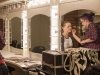 Make-up artist and Palomar student, Jessica O'Connor, works on transforming model, Dani Starkey, to look like an elderly woman during a make-up session on Feb 26. Claudia Rodriguez/The Telescope