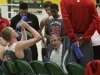 Palomar men's basketball Head Coach, John O'Neill, talks to his team during a timeout with the Comets trailing the Griffins by one point during the Feb. 18 away game at Grossmont College. Comets beat the Griffins with a final score of 69-57. Dirk Callum / The Telescoope