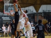 Palomar College guard Deven Riley (20) shoots a layup as Citrus College forward Ryan Wiley (23) attempts to block during the First Round Southern Regional Playoff game on Feb. 24 at the Dome. Citrus College won 77-63. Tracy Grassel/The Telescope