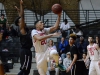 Palomar College guard Deven Riley (20) goes in for a layup during the First Round Southern Regional Playoff game on Feb. 24 against Citrus College at the Dome. Citrus College won 77-63. Tracy Grassel/The Telescope