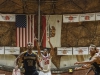 Palomar guard Deven Riley (20) drains a free throw during the first half against L.A. Southwest College. Riley finished the game with 15 points and 9 rebounds. The Comets beat the Cougars 75-71 Friday 27 Nov at The Dome. Palomar hosted its 11th annual Thanksgiving Tournament. Philip Farry / The Telescope